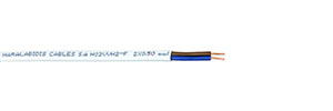 Cable H03VVH2-F (OVAL)2X0,50mm²  